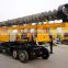 Wheeled type small Energy-saving drilling machine,11m depth pile drilling rig, HF360 piling drilling rig