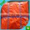 laminated blue/orange pe tarps/plastic poly tarpaulin with reinforced edge and grommets