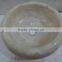 The most beautiful& best quality PURE WHITE ONYX ROUND TYRE SHAPED SINKS AND BASINS