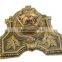 Antique Brass Embossed Brass Ink Well