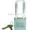 50 mm square stainless steel padlock with 3 keys