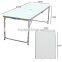 High quality rectangle aluminium japanese folding table