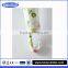 convenient household natural kitchen plastic pan wash brush with flowers printing and holder