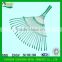 china steel grass sand garden rakes with wooden handle