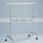 Heavy duty Mobile folding metal commercial garment rack