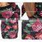 2016 New Fashion Design Red Rose Embroidery Sequin Low Back Sexy Women Fashion Lady Dress