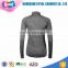 Wholesale Men Blank Plain Custom Printing T Shirts Half Zip Long Sleeve Shirt Manufacturer In China