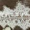 2016 fashion new arrival polyester white color lace trim for bra