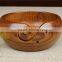Handcrafted Eco-Friendly Portable Antique Wooden Wool Yarn Holder Bowl For Knitting