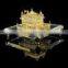 India 24K gold Plated Crystal Golden Temple Model sikh religious souvenir gift