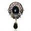 New Design Fashion Jewelry Pearl Crystal Corsage Vintage Beautiful Brooches Pin