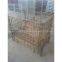 Metal foldable wire mesh container collapsible wire container