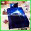 galaxy plush bedclothes quilt cover twin single full bedspread bedding set