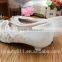 Lace is low with bridesmaid dresses and a comfortable hand-made white wedding shoes WS034