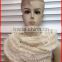 Wholesale lady's winter hot fashion 100% acrylic knitted fur scarf
