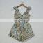 Europe And America v Collar Printing Backless Flouncing Siamese Shorts