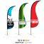 factory supply fiberglass flying custom beach flags