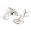 Boat Anchor Men Shirt Silver Cufflinks