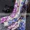 factory wholesale latest design custom thin pure wool printed scarves autumn fashion lady hollow woolen fringe wool scarf shawl