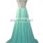 Long Dress for Party Sweetheart Gorgeous Crystals Sequined Evening Wear Dress 2016 High Quality Lace-up Back Chiffon Prom Dress