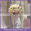 BCK114 cheap retractable indian style luxury hotel curtains with organza flowers
