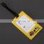 Custom personalized luggage tag low price silicone luggage tag wholesale OEM made PVC luggage tag