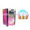 Three flavors soft serve ice cream machine/ frozen yogurt soft ice cream machine