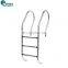 Stainless Steel with Stainless Steel or Plastic Steps Swimming Pool Ladders