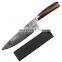 Fancy gift box damascus kitchen knife handmade