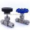 Chinese factory direct 1/4 needle valve stainless steel high pressure ball check valve