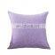 Cool colors linen cushion cover solid throw pillow case cover for couch
