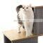 2 Level Felt Fabric Wooden Sturdy Kitten Living Room With Plush Cushion Cat Furniture