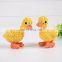 Free Sample pet toy animal shaped yellow duck cotton rope dog chew toy