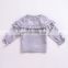 Children'S Clothing Manufacturers Girls Tops Plain Long Sleeve Ruffle Baby Girl Tops