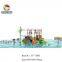 Guangzhou Swimming pool Mini children's small slide toy for sale