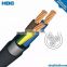 Low smoke cable wdzan YJY cable 1kv copper conductor XLPE insulation PE sheath 4x16mm2 factory price