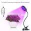 LED Grow Light for Indoor Plant 360 Gooseneck Dual Head Clip-on Plant Lights with Timer Function