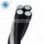 XLPE /PE insulated Aluminum conductor Aerial bundled ABC cable malaysia size