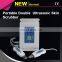 Newest Portable Face Double Ultrasonic Skin Scrubber Unit / Utensils Scrubber for Beauty Salon and Home Use