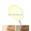 High quality USB Clip rechargeable table lamp Touch switch to learn reading battery led table lamp