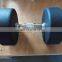 Commercial Low Price Professional Fitness Black Rubber Coated Home Gym Fitness Dumbbell SX01