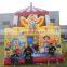 Clown theme inflatable land  slide,commercial giant inflatable slide for sale