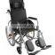 2020 high quality folding commode wheelchair with headrest