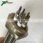 9000w hex flange electric tubular heating element, each heat pipe 3kw, water immersion tubular heater