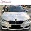 3series F30 F35 body parts fit for 2013-2019y m3 style f30 f35 body kit pp material body kit front bumper hood scoop side skirts