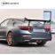 F82 GTS rear wing fit for  F87 F80 F82 M1 M2 M3 M4 to GTS style carbon fiber trunk spoiler for M3 M4