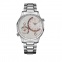 Stainless Steel Case Fashion Gift Watches Genuine Leather Dual Time Quartz Man Watch