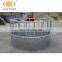 Sheep goat round bale feeder