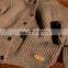 Single Breasted Rib Knit Cashmere Cardigan Sweater for Kids