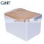 GiNT 11L Custom Logo Ice Cooler Box Durable Detachable Wooden Lid Ice Chest for Drinks